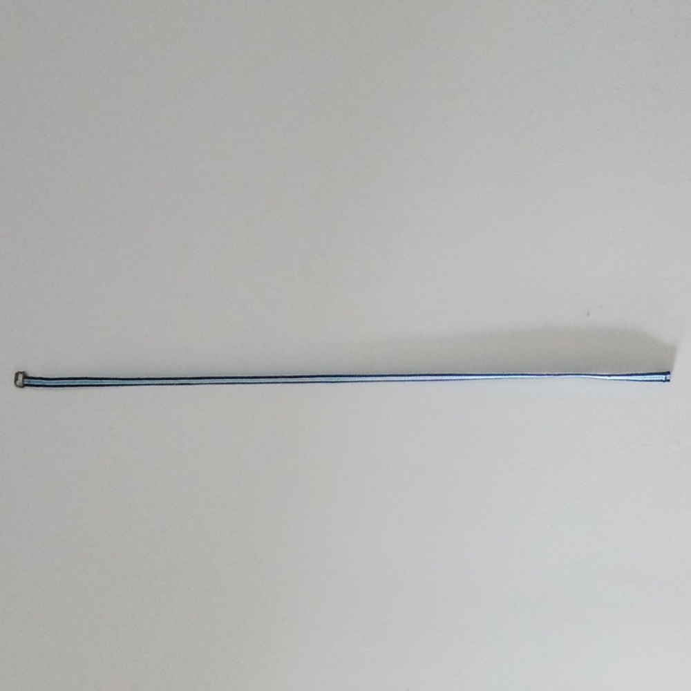 Blue and white belt